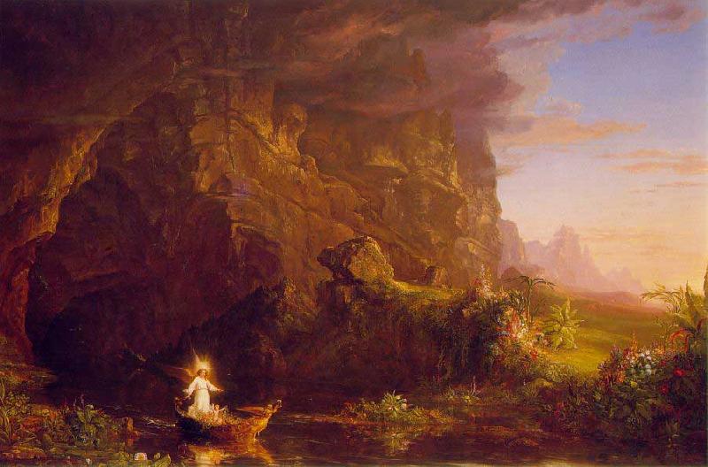 Thomas Cole The Voyage of Life: Childhood Sweden oil painting art